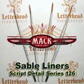Script Liner Brush Sable series 126