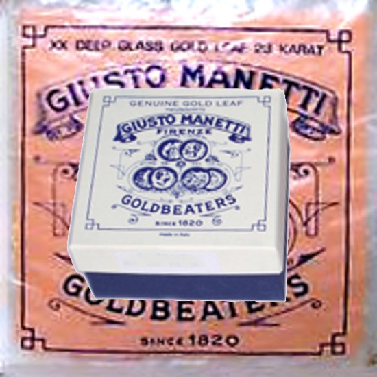 Manetti 80mm-Platinum-Leaf Patent-Book