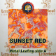 Variegated Metal Leaf-Sunset Red book